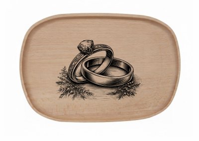Gravírovaný Podnos 30x20 cm