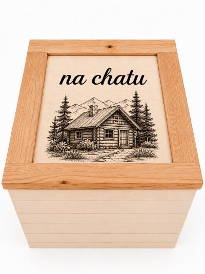 Dřevěná bedna - Smrkové dřevo - střední — Kdo je nejlepší tatínek
