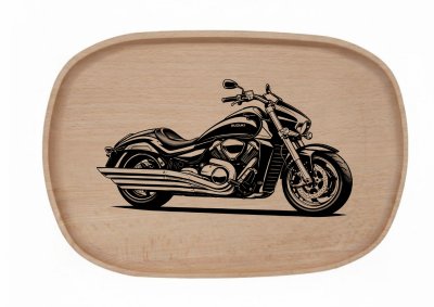 Dřevěný podnos z bukového masivu - Motiv Auto, Moto — Staré auto