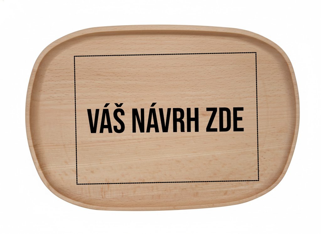 Pilina Gravírovaný Podnos 30x20 cm