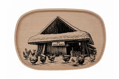Gravírovaný Podnos 30x20 cm